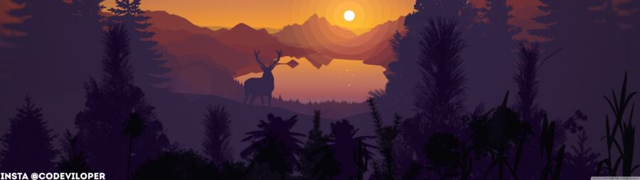 Resolutie 5120×1440: Sereen Wildernis Pracht Achtergrond