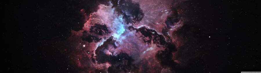 5120×1440 Resolution: Celestial Sky Symphony Wallpaper