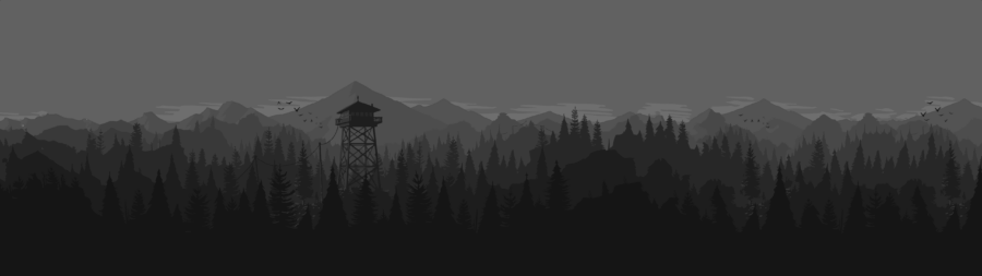 5120×1440 Resolution: Enchanting Tower Amidst Serene Forest Wallpaper