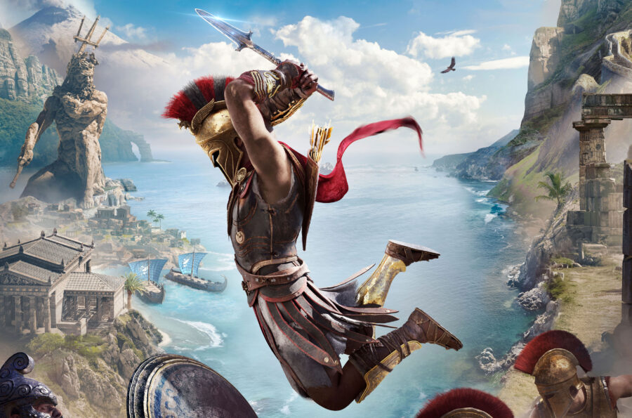 Assassin’s Creed Odyssey: Lucht zwaardvechten bij de rivier Achtergrond