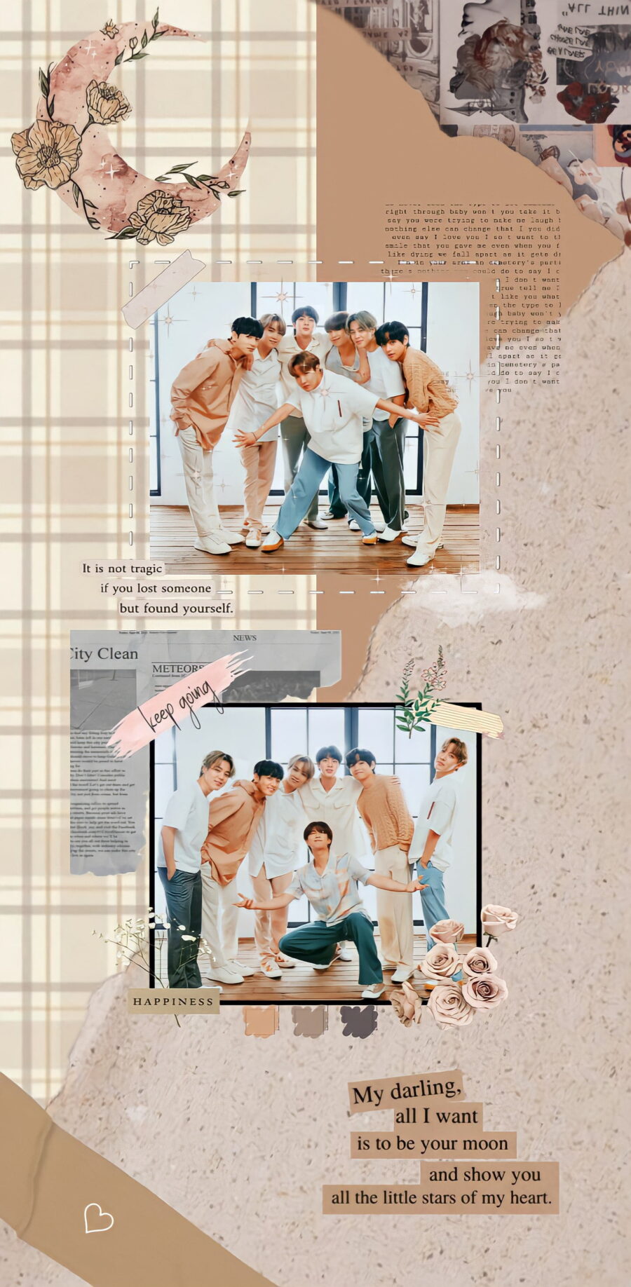 BTS: Capturing Moments with Iconic Poses Wallpaper