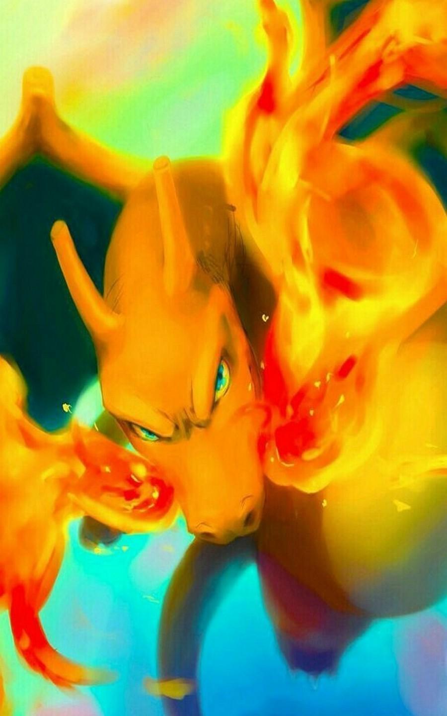 Charizard: Fiery Blaze Achtergrond