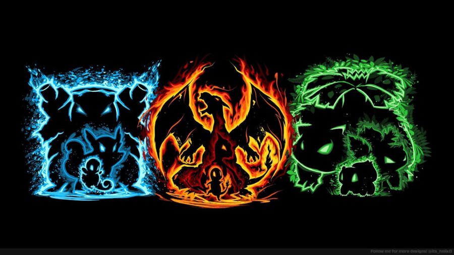 Charizard: Elemental Fury Trio Wallpaper