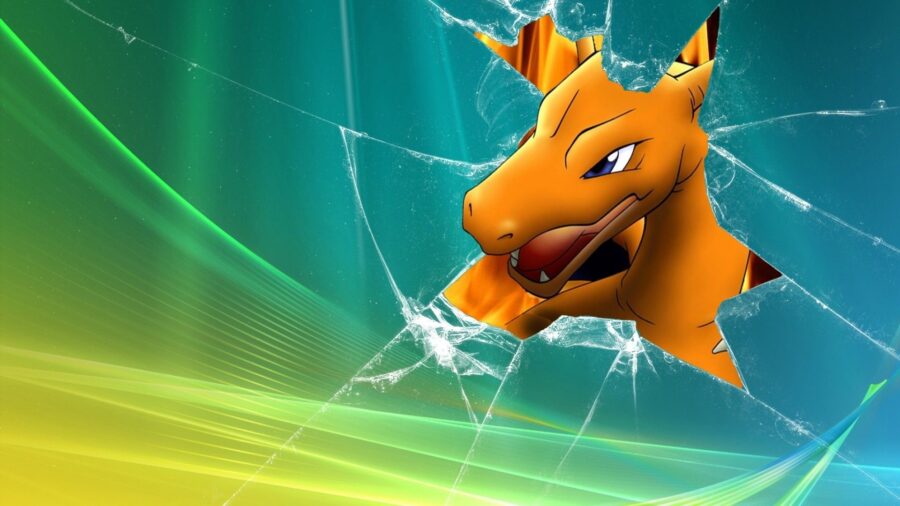 Charizard: Shattered Energy Burst Wallpaper