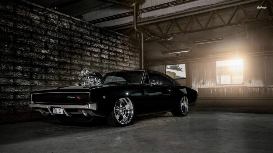 Fast and the Furious: Sleek Black Ride Wallpaper
