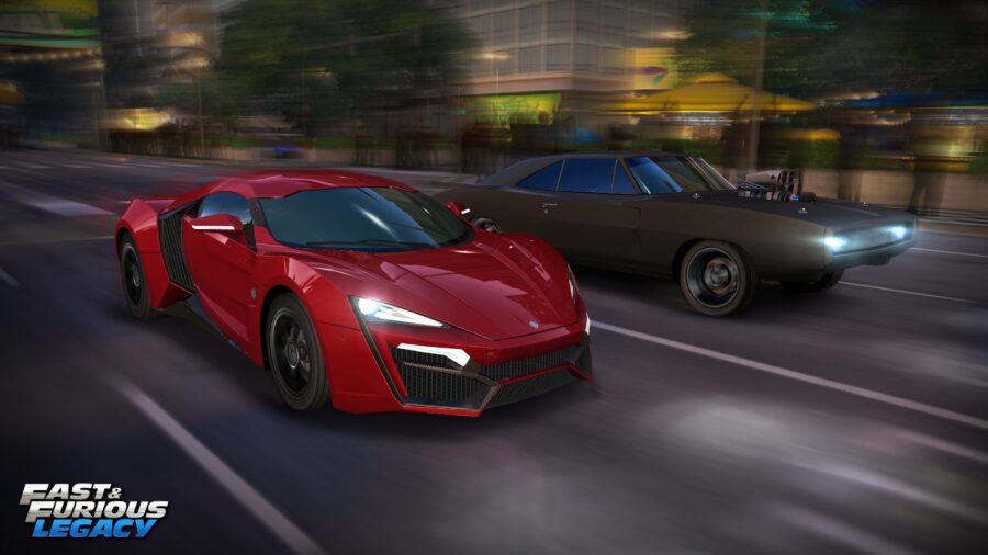 Fast and the Furious: Roaring Red Velocity Wallpaper