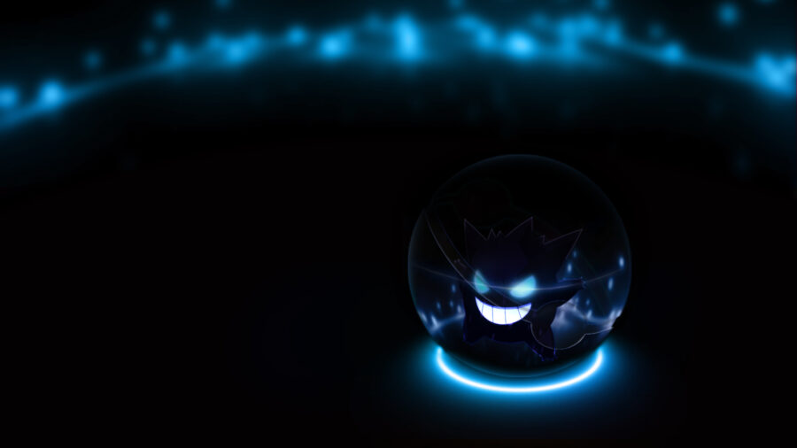 Gengar: Lurking Shadow Aura Wallpaper