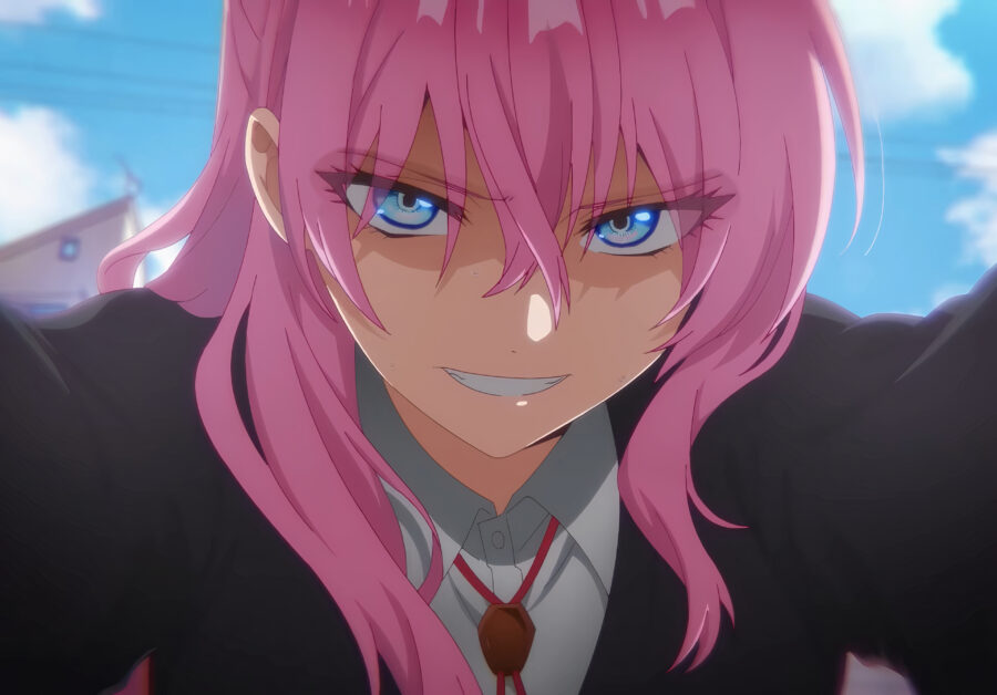 Cuteness Kawaii: Pink-haired Cartoon Wallpaper