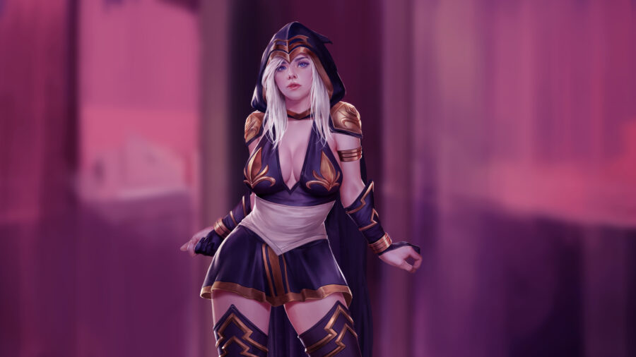 League of Legends: Enigmatic Garment Warrior Wallpaper
