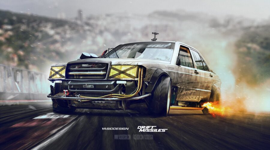 Mercedes: Drift Fury Acceleration Wallpaper