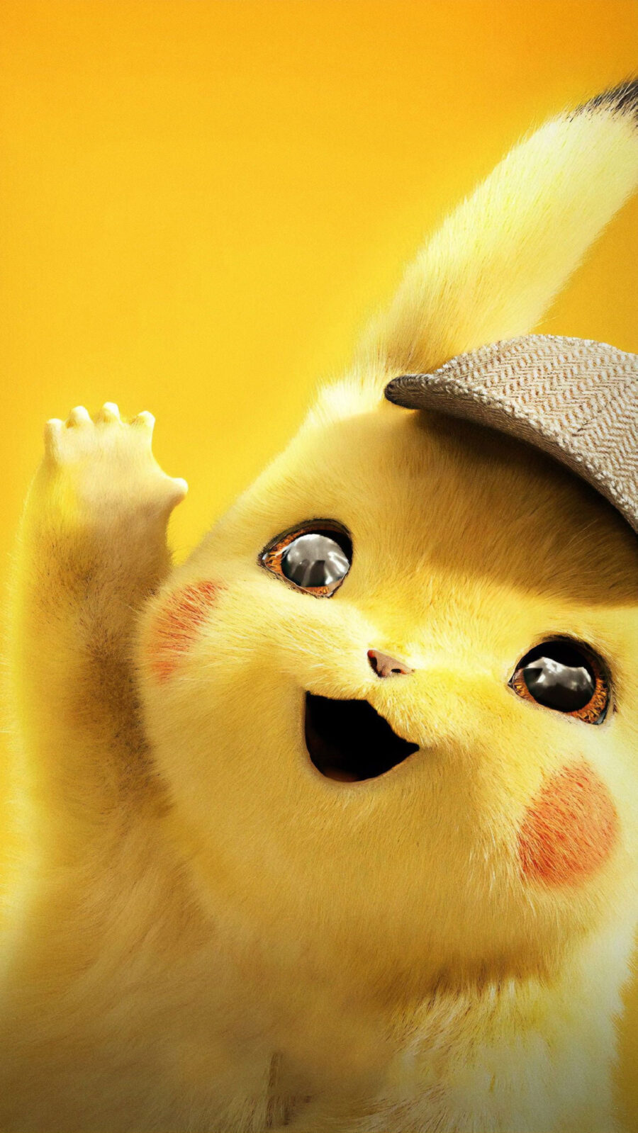 Pikachu: Electric Cuteness in a Hat Wallpaper
