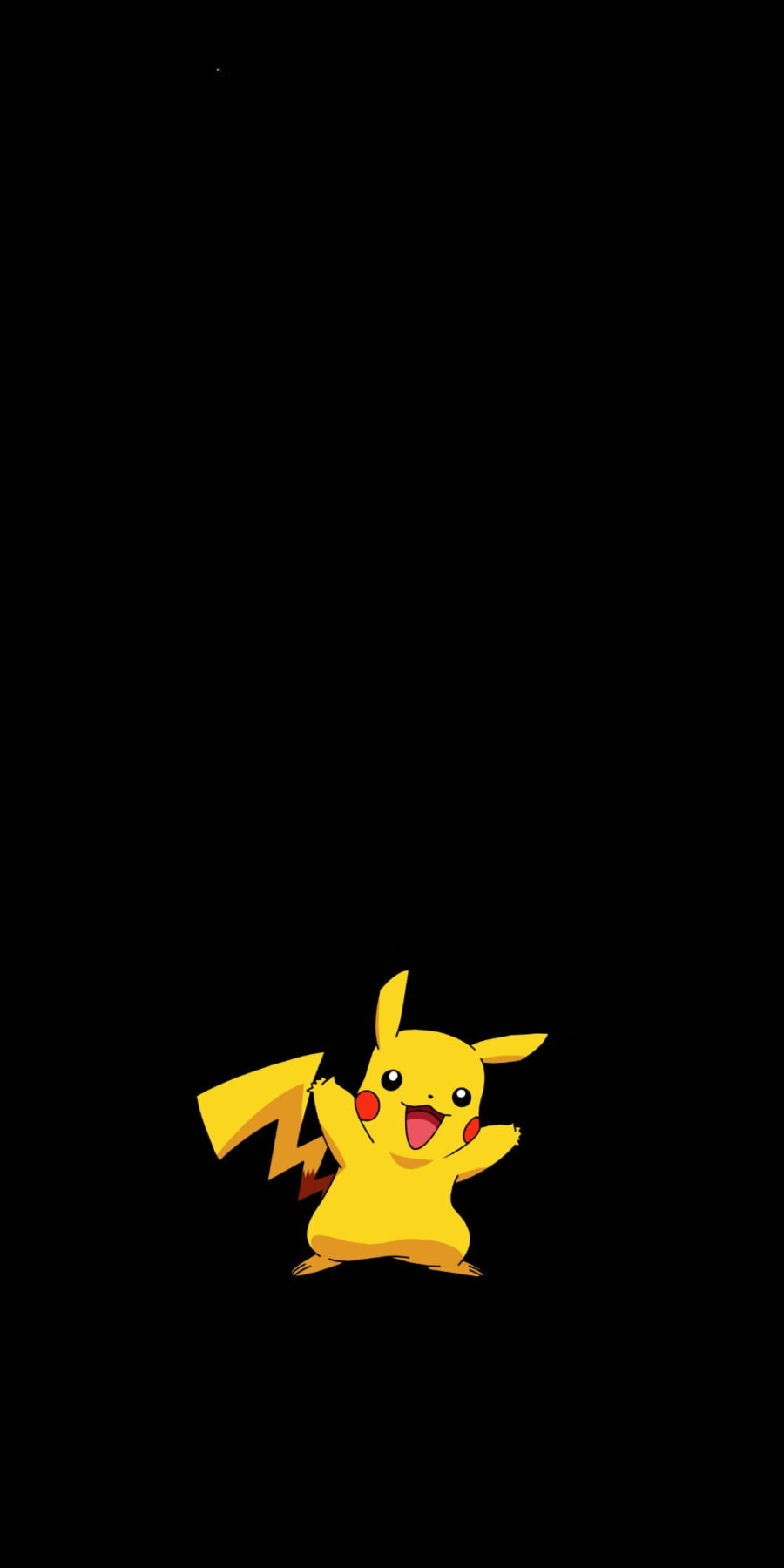 Pikachu’s Electric Adventure on Dark Canvas Wallpaper