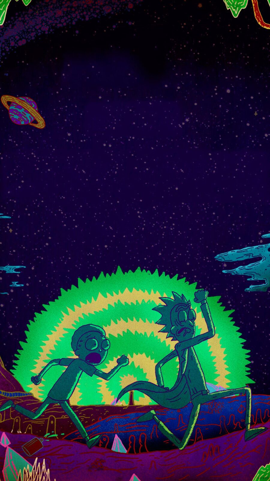 Rick and Morty: Galactic Escape Quest Wallpaper