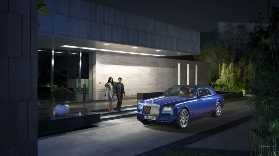 Rolls Royce: Night Elegance Exterior Wallpaper