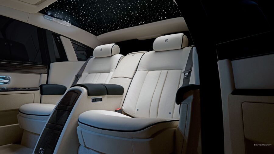 Rolls Royce: Interieur Achtergrond Sterrencabine