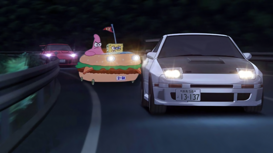 Spongebob’s geanimeerde avontuur op vier wielen Achtergrond