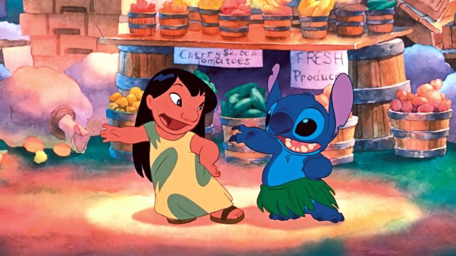Stitch: Market Mischief Adventure Wallpaper
