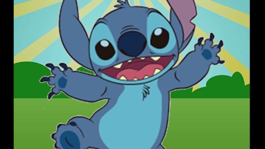 Stitch: Jubilant Alien Fun Time Wallpaper