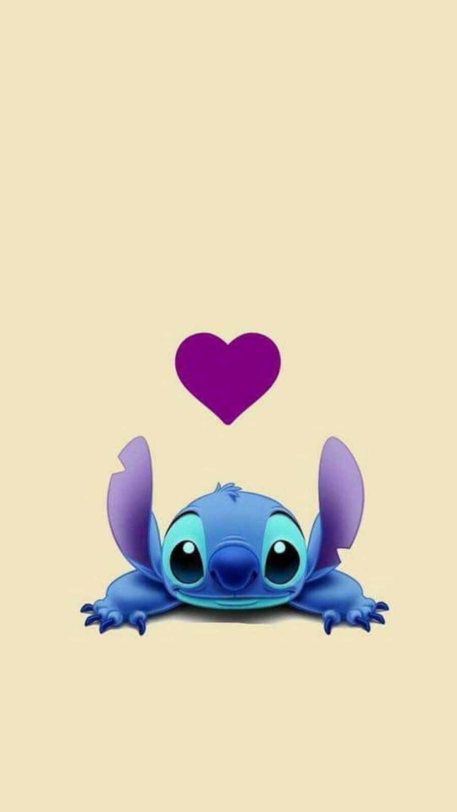 Stitch: Lovely Alien Heart Wallpaper