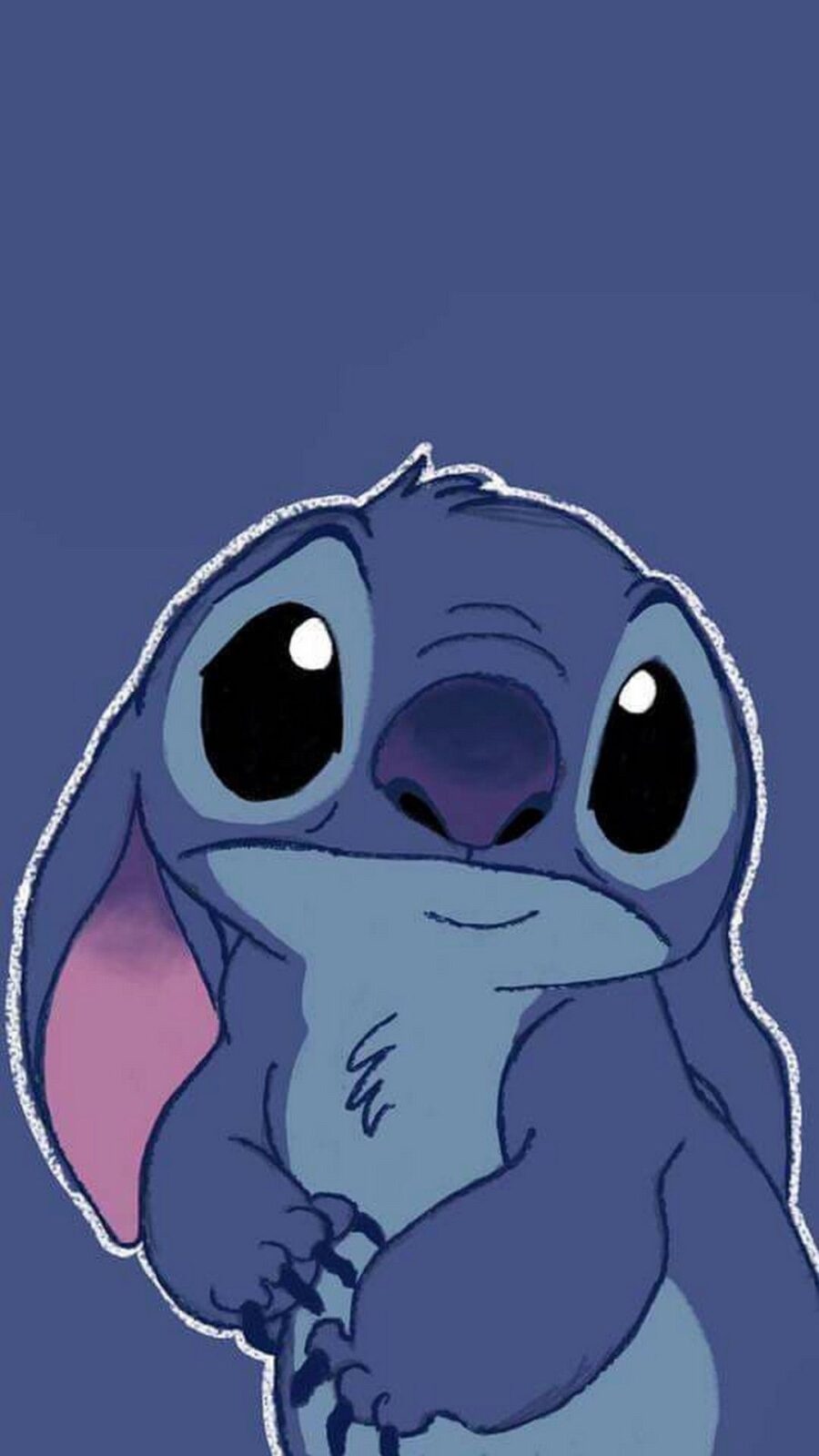 Stitch: Cute Alien Pout Wallpaper