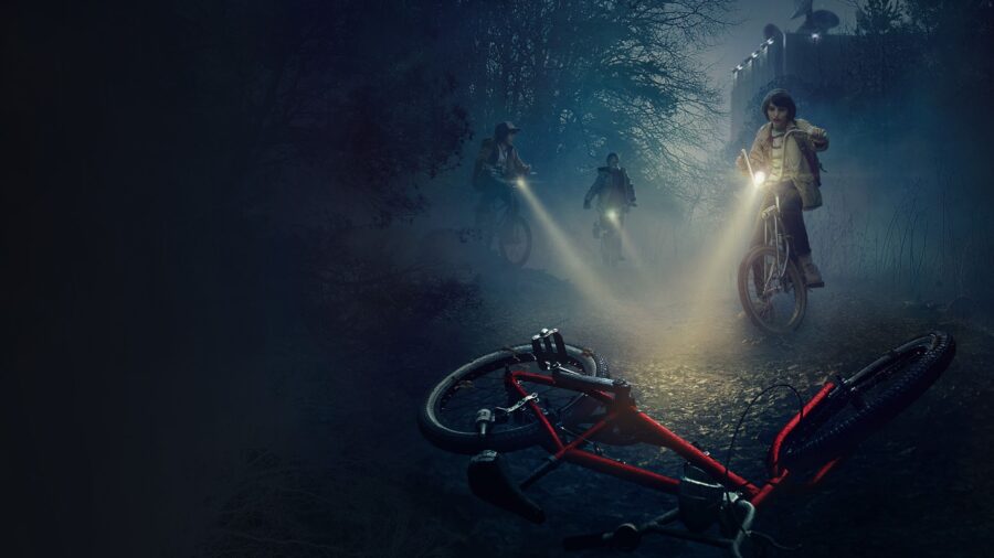 Stranger Things: Midnight Bicycle Brigade Wallpaper
