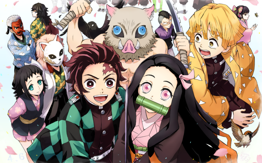 Zenitsu: Unleashing the Sword-Wielding Warriors Wallpaper